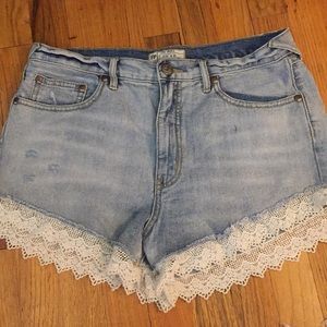 Free People Denim Shorts